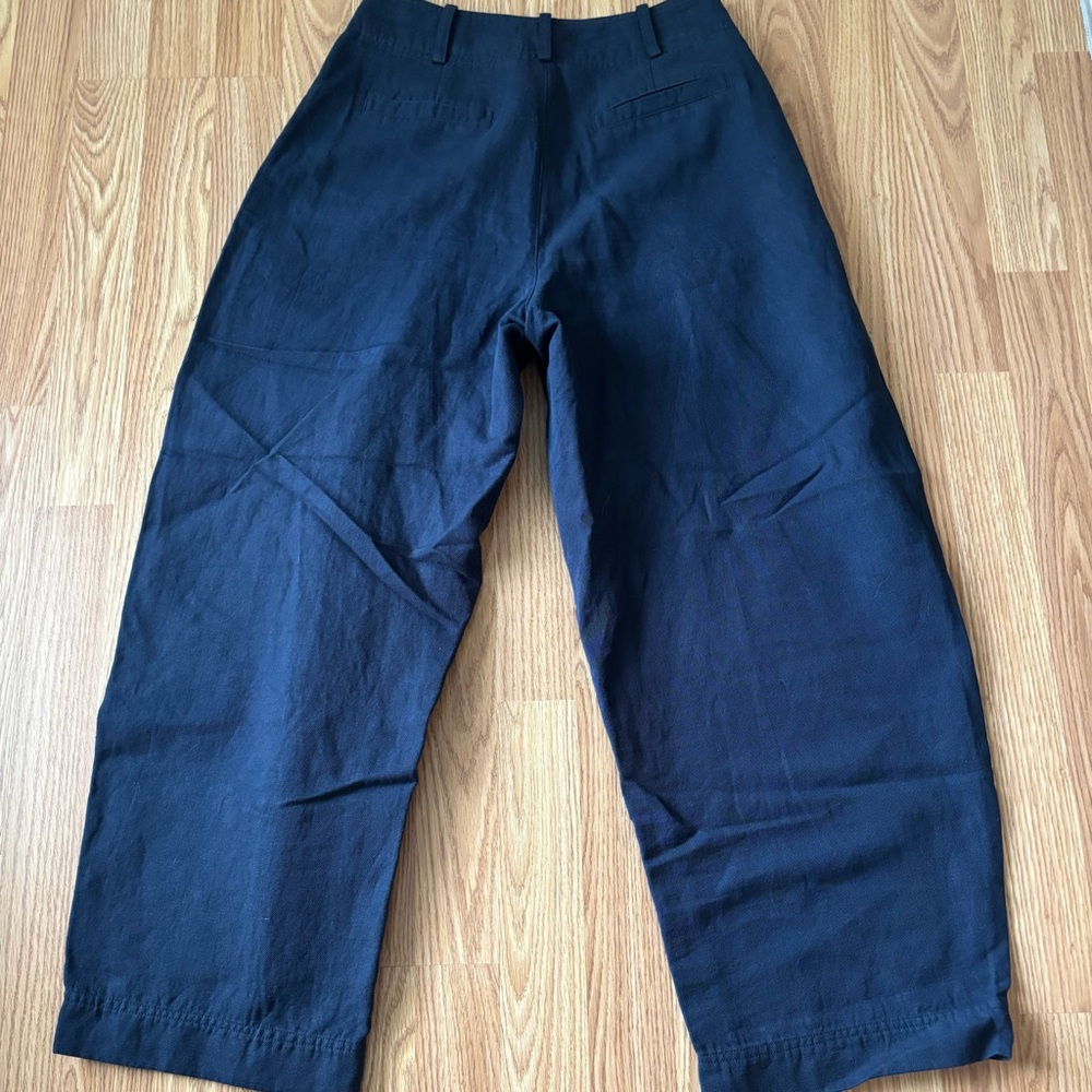 Apiece Apart Bari Crop Trouser in Indigo - Picture 6 of 9